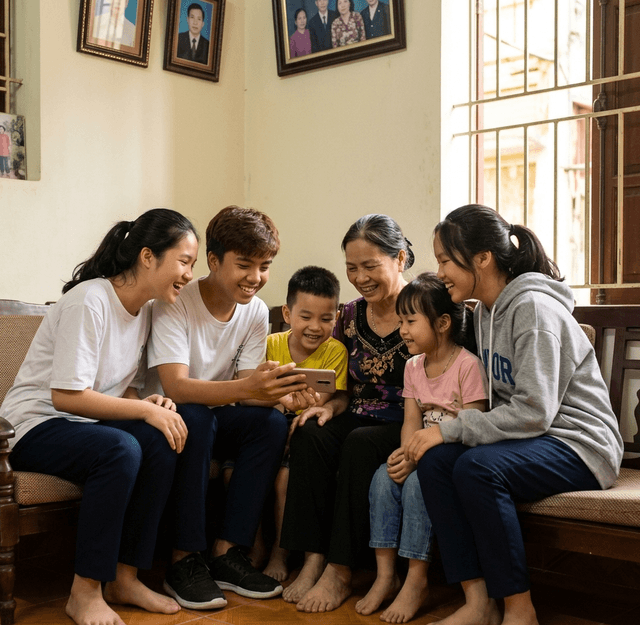 Family & Friends topic illustration