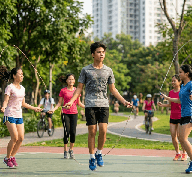 Fitness topic illustration